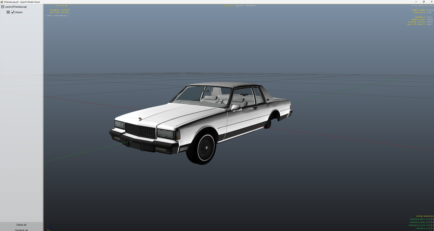 1987 Caprice Landau Coupe