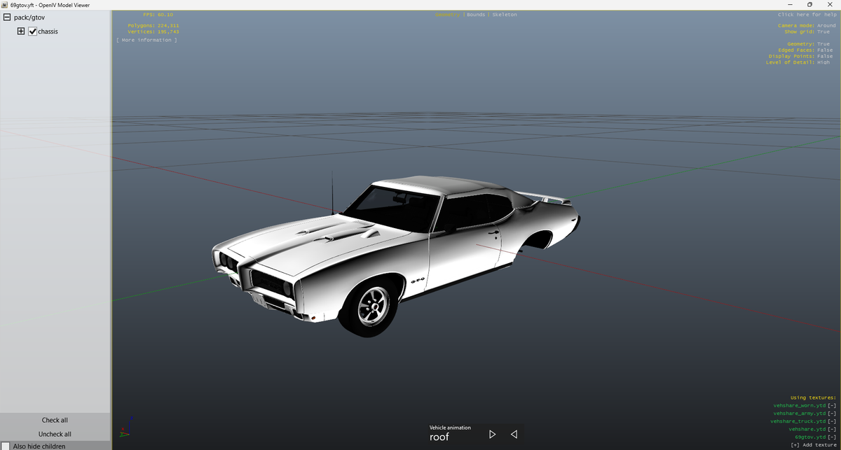 1969 Pontiac GTO Judge Vert