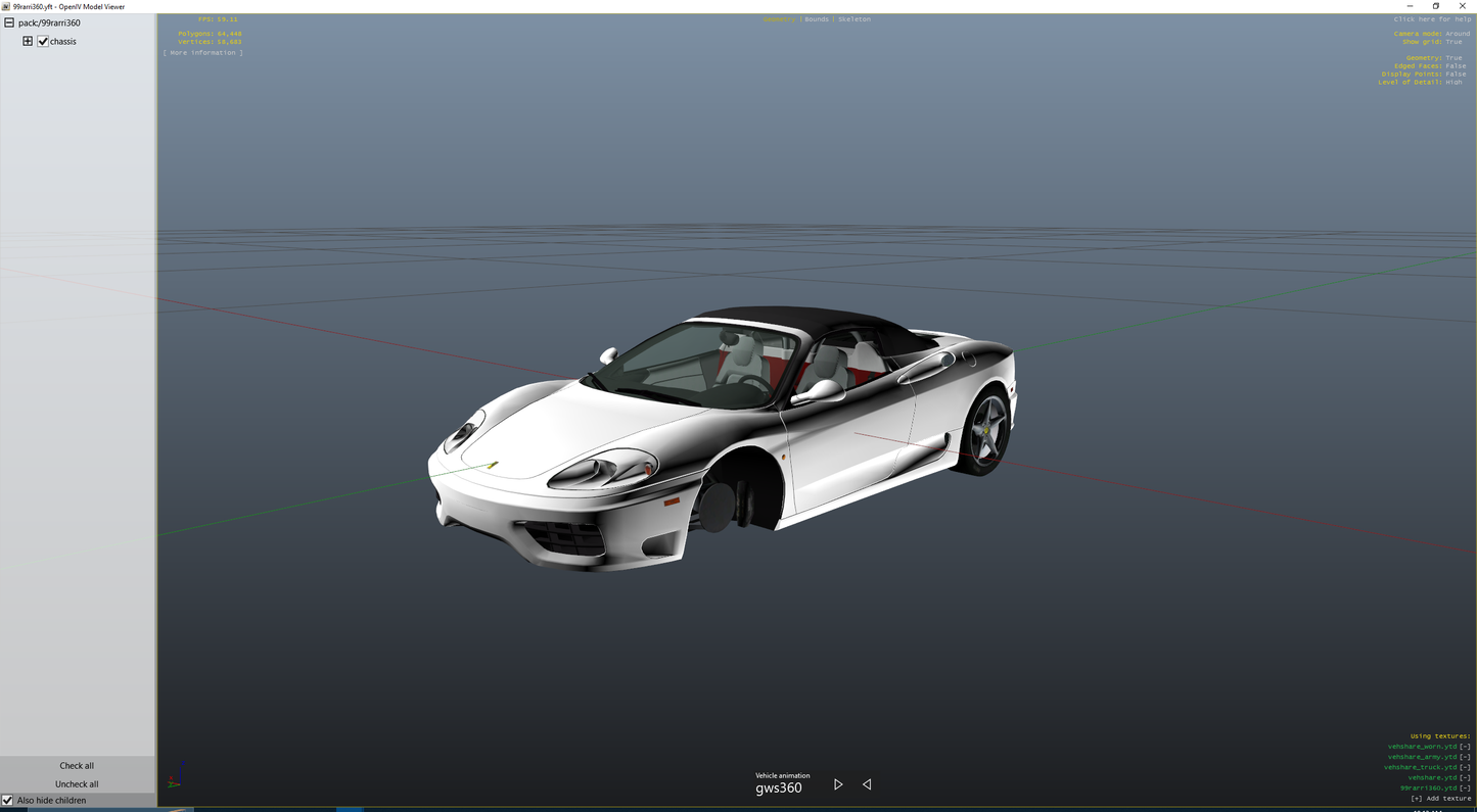 1999 Ferrari 360 Animated