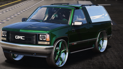 94 Yukon Wit Da Bass and Trailer