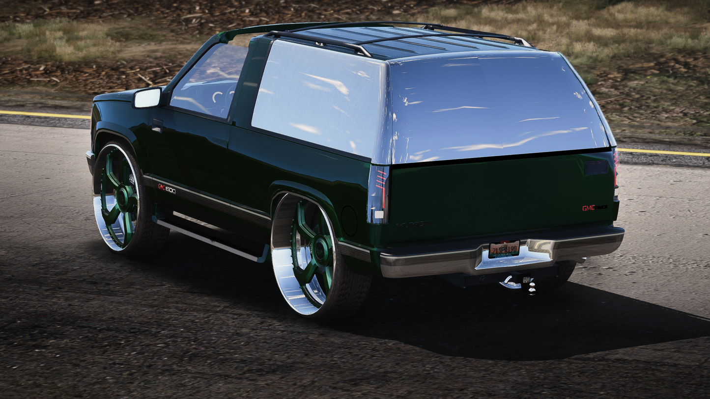 94 Yukon Wit Da Bass and Trailer