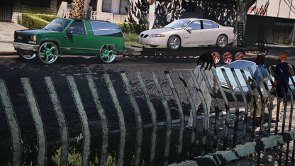 94 Yukon Wit Da Bass and Trailer