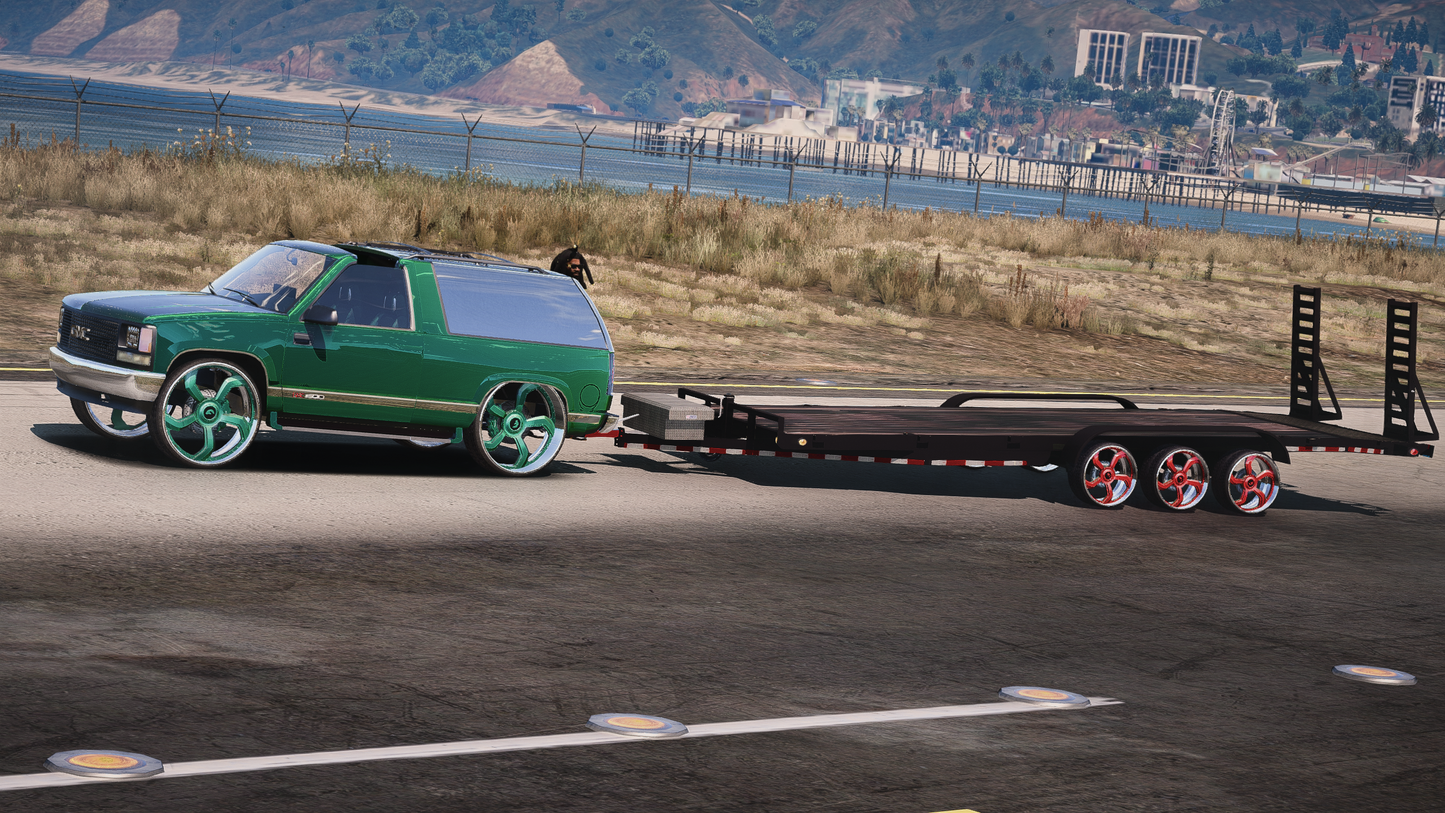 94 Yukon Wit Da Bass and Trailer