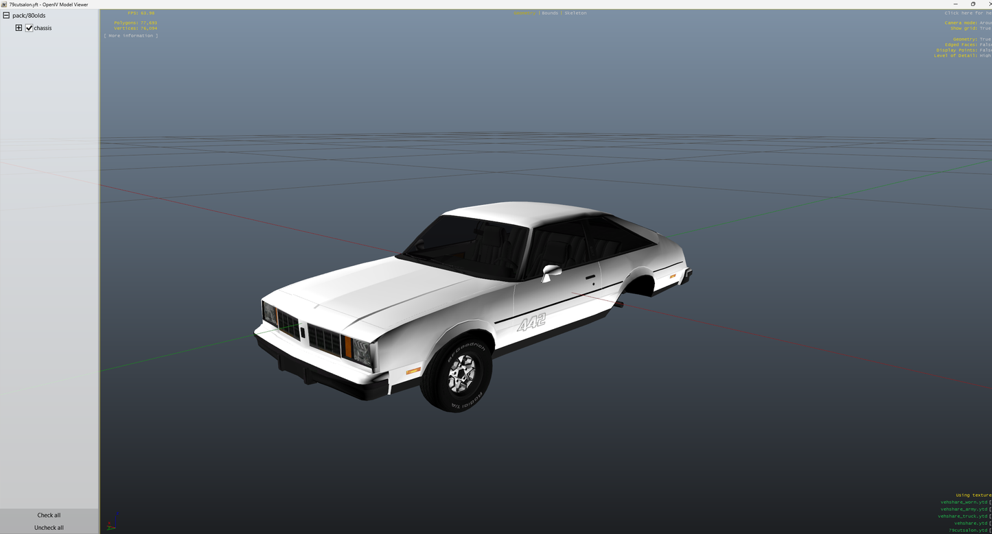 1979 442 Cutlass Salon