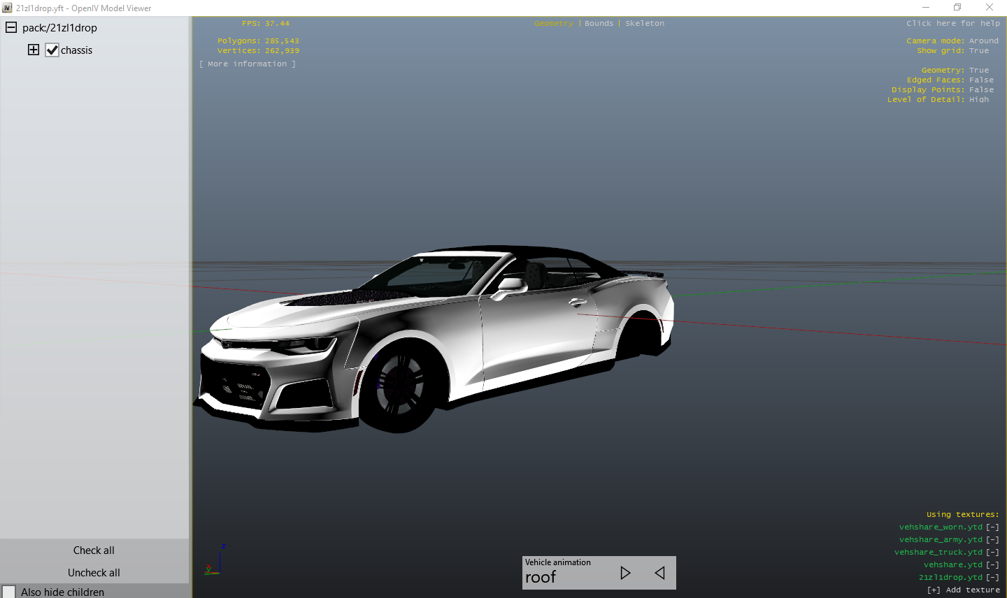 Spaceman Custom 2021 Zl1 Convertible – Spaceman's Custom