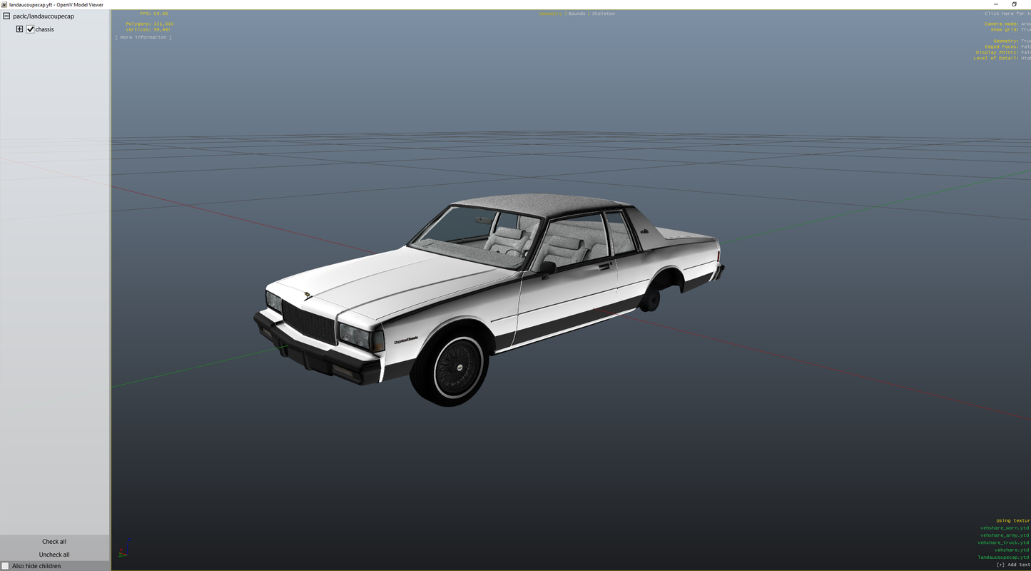 1986 Caprice Landau Coupe