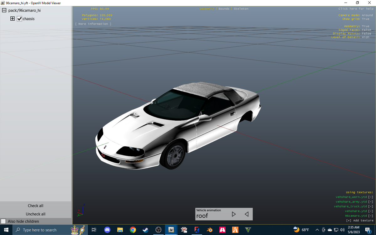 Spaceman Custom 1996 Camaro – Spaceman's Custom
